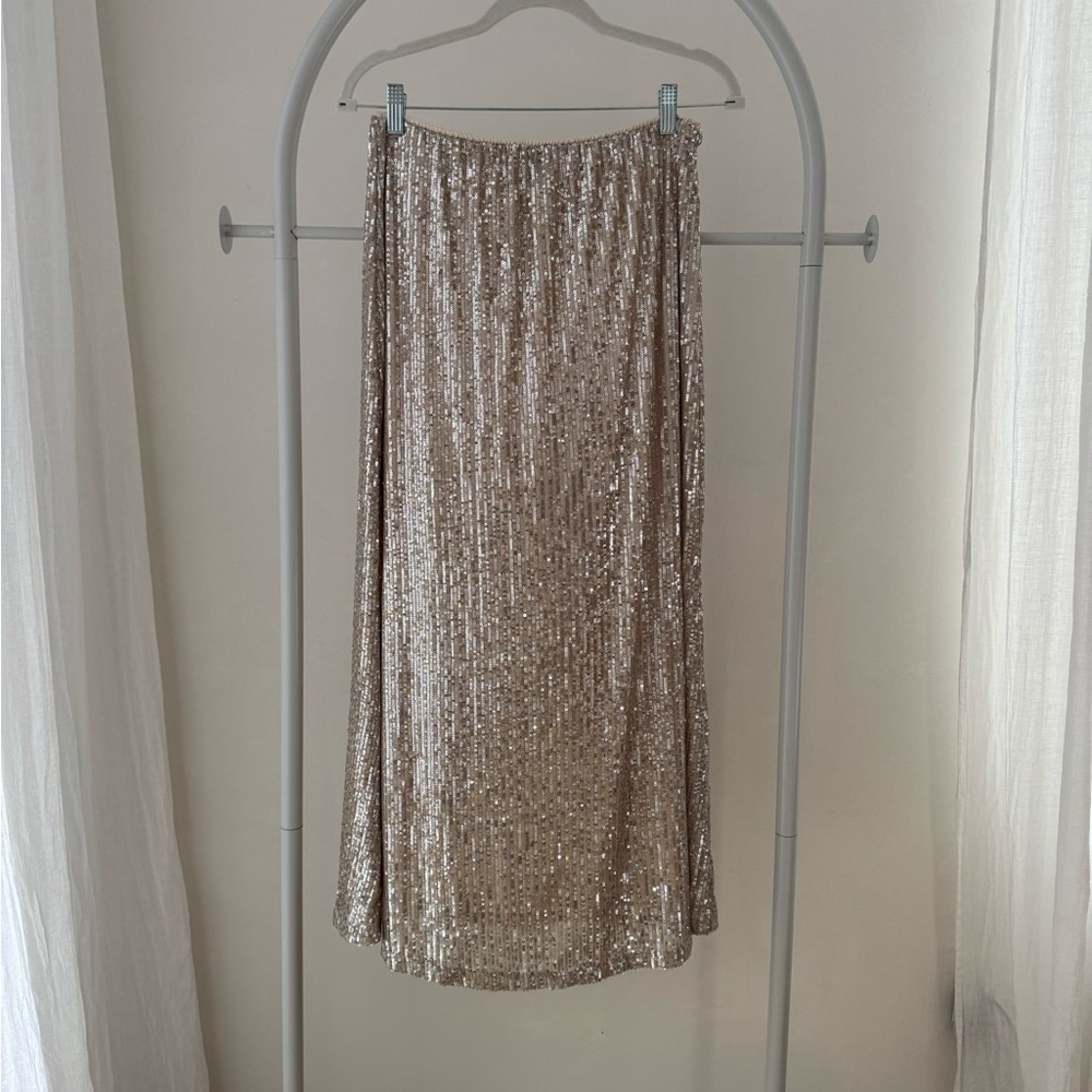NEW Old Navy Sequin Maxi Skirt size M